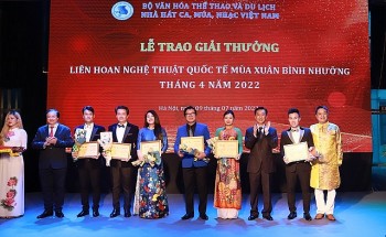 nghe si viet nam dat giai tai lien hoan nghe thuat quoc te huu nghi mua xuan binh nhuong thang 4