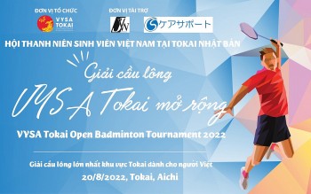 giai cau long gan ket nguoi viet tai nhat ban