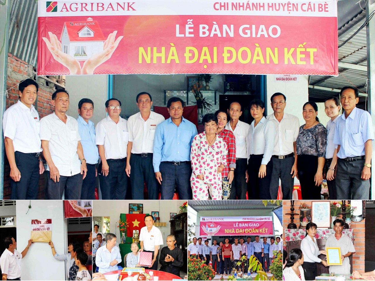 Tiền Giang: Agribank huyện Cái Bè hỗ trợ 5 gia đình an cư để lạc nghiệp