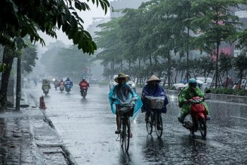 thoi tiet 207 ha noi va ca nuoc mua rao va dong rai rac