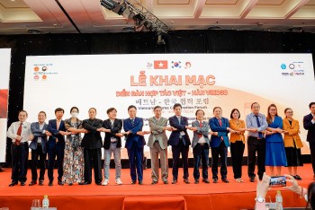nut giao cong nghe giua viet nam va han quoc tai blockchain expo hochiminh