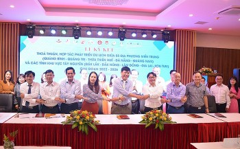 hop tac phat trien du lich giua 5 dia phuong mien trung va cac tinh khu vuc tay nguyen