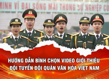 binh chon video gioi thieu doi quan van hoa cho doi tuyen qdnd viet nam tai army games 2022