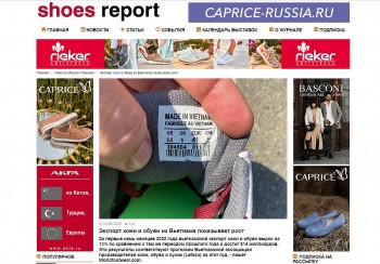 Báo Nga nhận định lạc quan về ngành xuất khẩu giày của Việt Nam