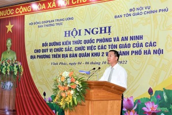 boi duong kien thuc quoc phong va an ninh cho chuc sac chuc viec cac ton giao