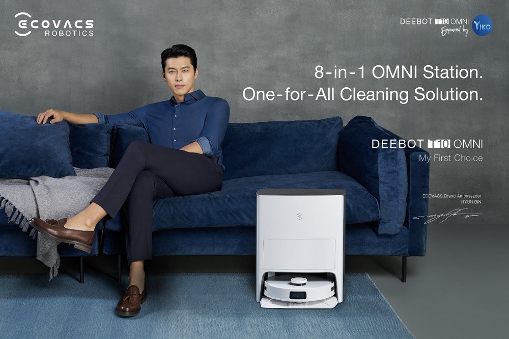 ECOVACS ROBOTICS ra mắt Robot lau sàn thông minh tích hợp AI DEEBOT T10 OMNI với đốc sạc OMNI 8 trong 1