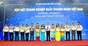 Cà Mau tuyên dương 29 doanh nhân tiêu biểu năm 2022