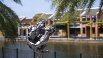vcca to chuc trien lam dieu khac trung diem tai nam hoi an