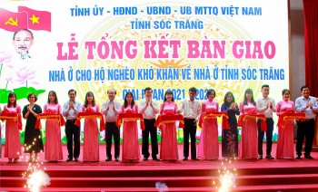 soc trang ban giao 3496 mai am cho cac gia dinh kho khan ve nha o