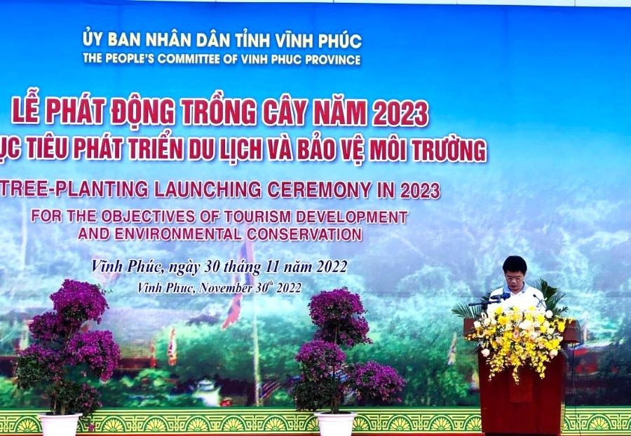 Vĩnh Phúc phấn đấu trồng trên 600.000 cây xanh