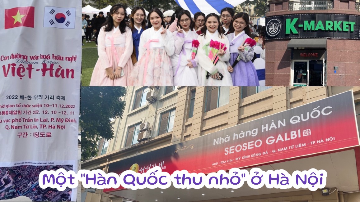 Một "Hàn Quốc thu nhỏ" trong lòng Hà Nội