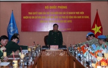 Tiếp tục cử sĩ quan QĐND Việt Nam đi làm nhiệm vụ gìn giữ hòa bình LHQ