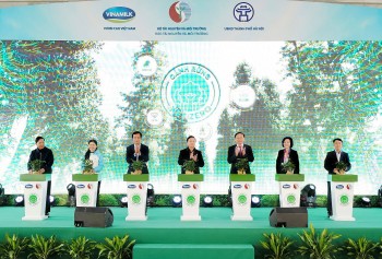 du an trong cay huong toi net zero carbon cua vinamilk va bo tai nguyen va moi truong chinh thuc khoi dong tai ha noi