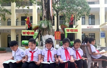 truong tieu hoc trung ha xay dung truong xanh sach dep nang cao chat luong giao duc