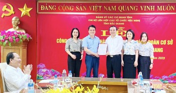 Thành lập Chi bộ Đảng, Công đoàn cơ sở Liên hiệp các tổ chức hữu nghị tỉnh Bắc Giang