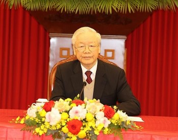 tong bi thu nguyen phu trong dien dam cap cao voi tong thong hoa ky joe biden