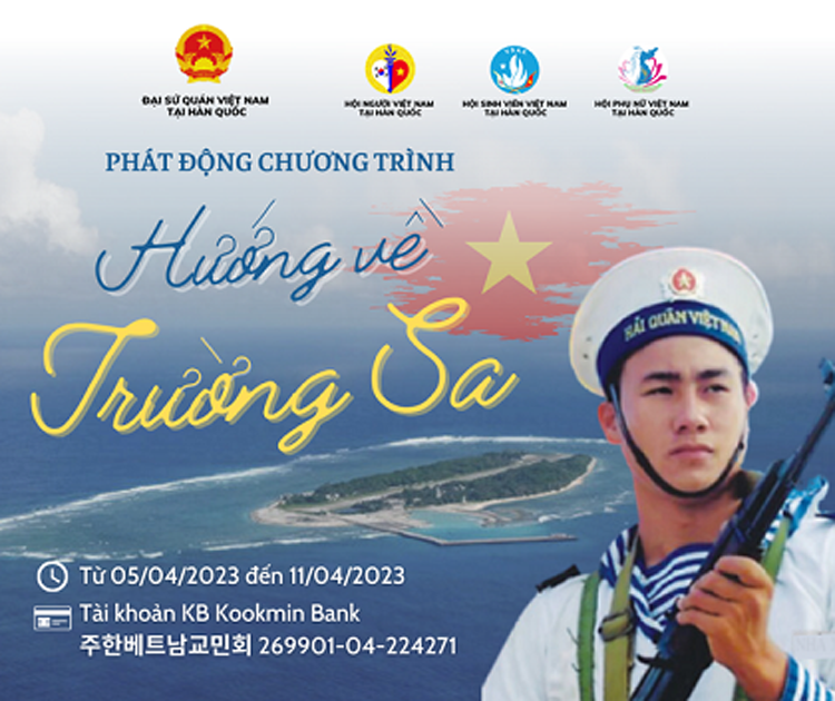 cong dong nguoi viet nam tai han quoc phat dong chuong trinh huong ve truong sa 2023
