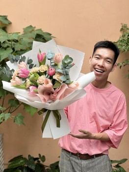 hoa tulip ha lan duoc nguoi viet yeu thich