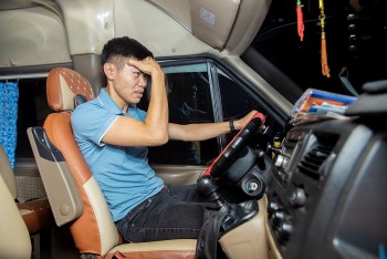 thach thuc khi cam lai ve dem cua nhung tai xe duong dai