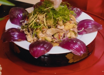 quang dien mon ca lang viet ket hop voi gia vi nhat ban tai lien hoan van hoa am thuc dat to