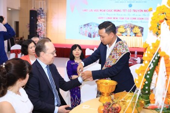 ban be quoc te hao hung don tet co truyen mot so nuoc chau a tai ha noi