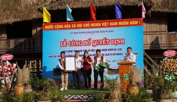 kon tum cong bo quyet dinh cong nhan diem du lich lang du lich cong dong vi ro ngheo