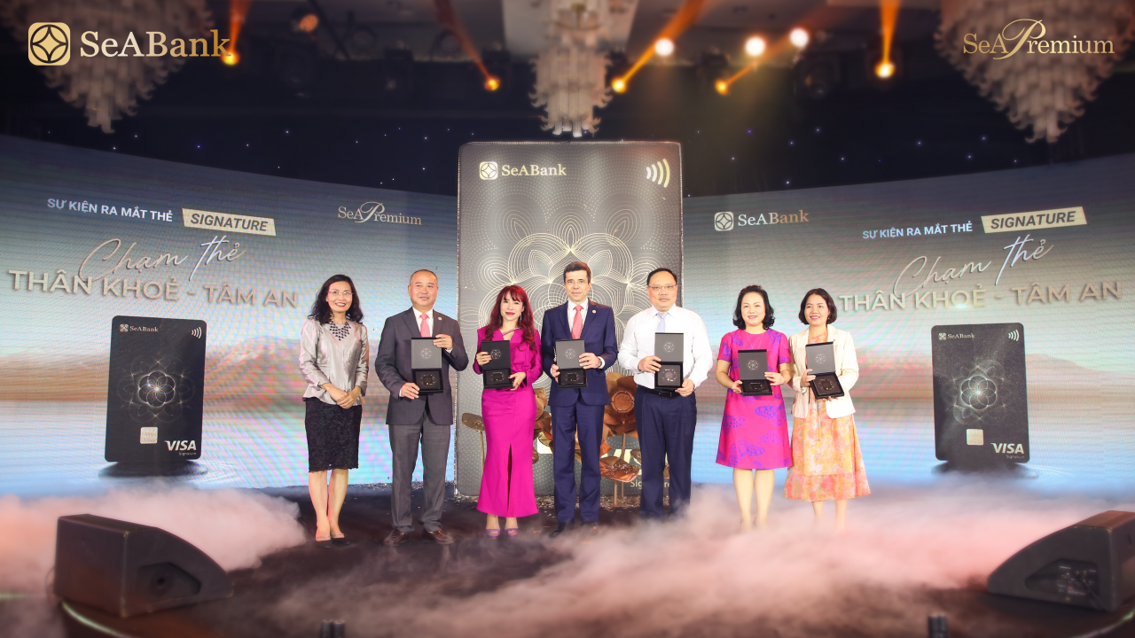 seabank ra mat the tin dung cao cap signature danh cho khach hang uu tien seapremium