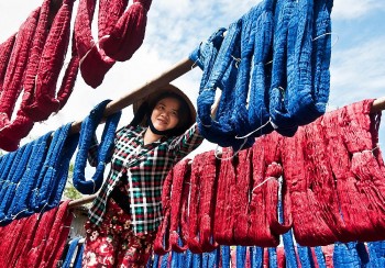 nghe det choang o dong thap cung ung gan 2 trieu san pham khan ran moi nam
