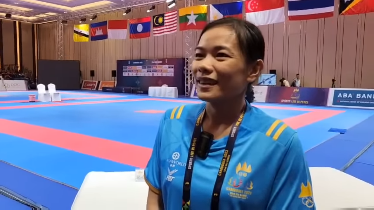 Nữ võ sĩ Campuchia nói tiếng Việt “ngọt lịm” tại Seagames 32