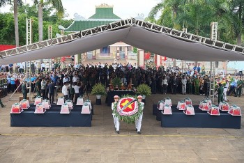 Gia Lai đón nhận 22 hài cốt liệt sỹ Việt Nam hy sinh tại Campuchia