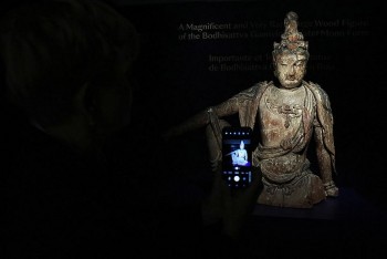 Tìm thấy tượng Phật bằng gỗ trị giá 1,1 triệu USD