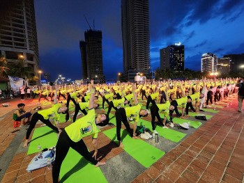 gioi thieu cac gia tri van hoa an do voi nhan dan da nang thong qua chuong trinh dong dien yoga