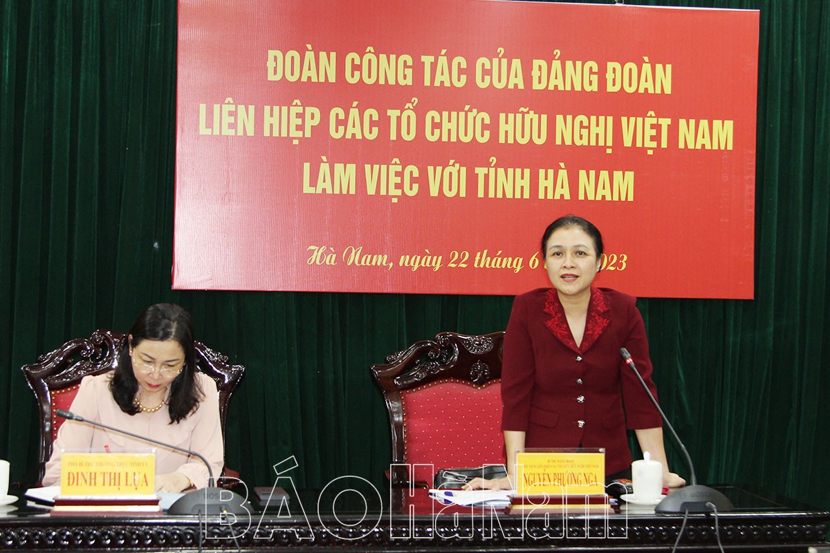 Hà Nam: Nâng cao nhận thức của cán bộ và nhân dân về đối ngoại nhân dân