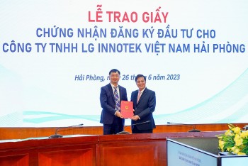 lg innotek tang von them hon 1 ty usd vao hai phong