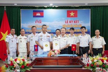 Khánh Hòa: Học viện Hải quân nhân dân Việt Nam kết nghĩa cùng Học viện Hải quân Campuchia