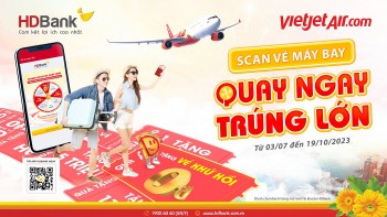 bay vietjet nhan ngay hoan tien va gan 9000 giai thuong cung hdbank