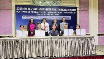 ra mat khu cong nghe cao dai loan tai khu cong nghiep so 5 hung yen