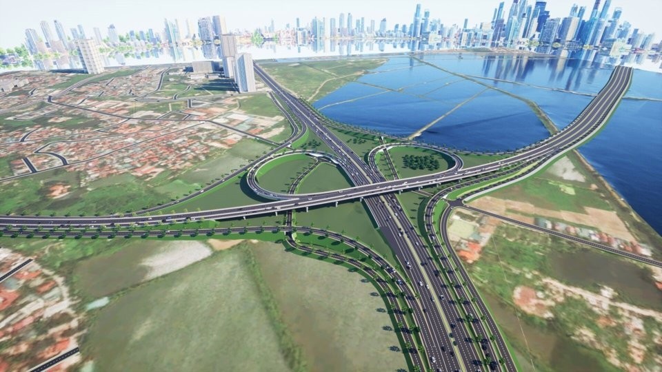 Hà Nội khởi công tuyến đường 3.200 tỷ kết nối cao tốc Pháp Vân - Cầu Giẽ với đường Vành đai 3