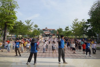 Sinh viên Đại học Kookmin (Hàn Quốc) hoạt động tình nguyện hè tại Hà Nội