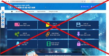 canh bao trang web gia mao cong dich vu cong cua bao hiem xa hoi viet nam