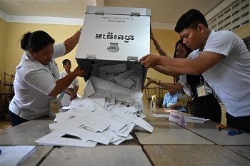 Việt Nam chúc mừng Campuchia tổ chức thành công bầu cử Quốc hội khóa VII