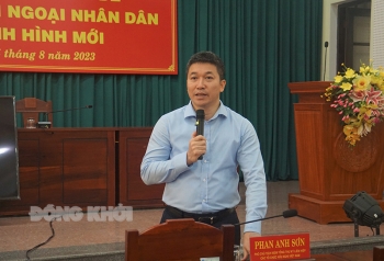 hoi nghi bao cao vien chuyen de ve cong tac doi ngoai nhan dan trong tinh hinh moi