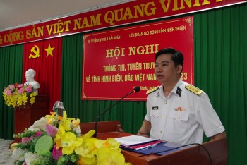 ninh thuan tuyen truyen tinh hinh bien dao cho can bo cong doan