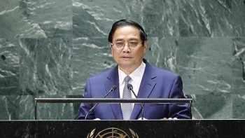 Thủ tướng Phạm Minh Chính phát biểu tại Phiên thảo luận chung cấp cao ĐHĐ LHQ
