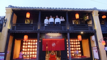 Hoàng Thái tử Akishino và Công nương trải nghiệm di sản văn hóa Hội An