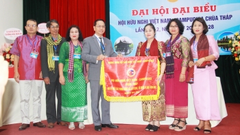 Hội hữu nghị Việt Nam - Campuchia Chùa Tháp: Đỡ đầu 25-30 lưu học sinh Campuchia trong nhiệm kỳ 2023-2028