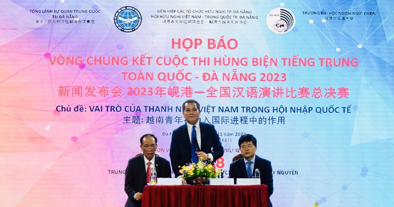 35 thí sinh tranh tài tại Chung kết Cuộc thi hùng biện tiếng Trung toàn quốc - Đà Nẵng 2023