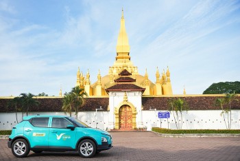gsm khai truong dich vu taxi dien tai lao huong toi pho cap phuong thuc di chuyen xanh tai dong nam a