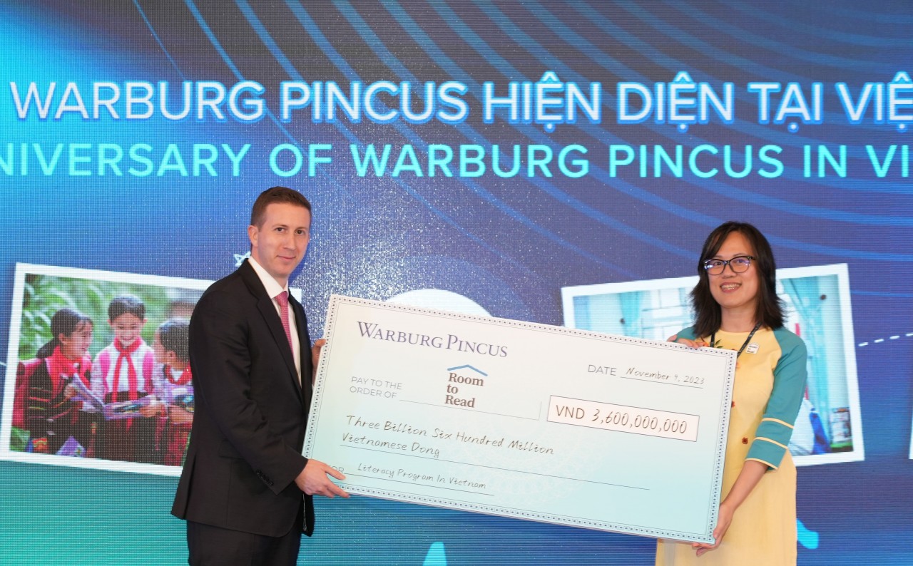 Quỹ Warburg Pincus đầu tư 3,6 tỷ đồng hỗ trợ RtR mở 100 thư viện mới tại Việt Nam