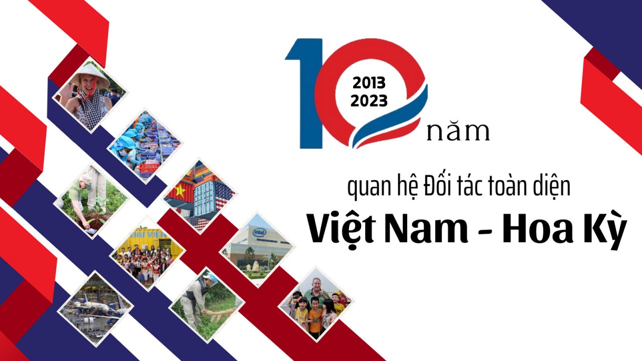 10 năm quan hệ Đối tác toàn diện Việt Nam - Hoa Kỳ